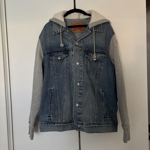 Levi hybrid hooded trucker - levi's,